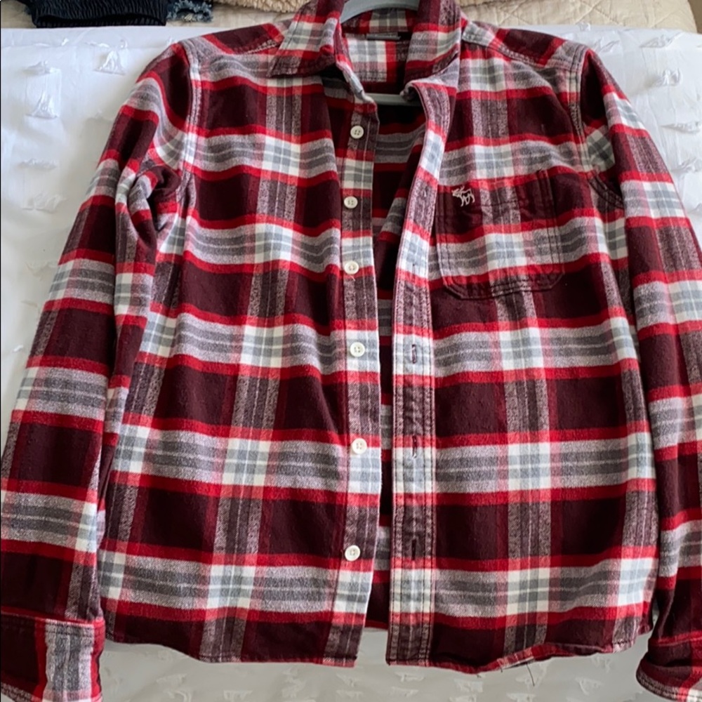 Abercrombie & Fitch plaid flannel